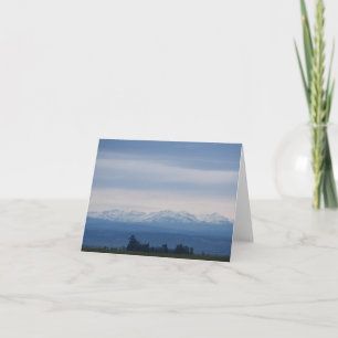 Blank Card, Sierra Skyline Thank You Card
