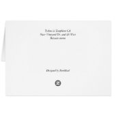 Blank Card: Stormy Sky in West Templeton (Back Horizontal)