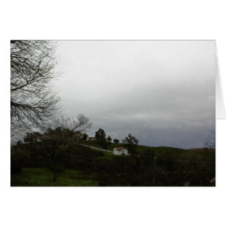 Blank Card: Stormy Sky in West Templeton