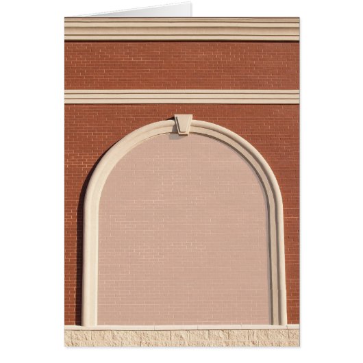 Blank Card with Architectural Border (Front)