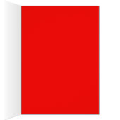 Blank Card with Bright Red Background (Inside (Right))
