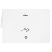 Blank Card with Coleus Background (Back Horizontal)