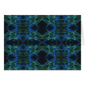 Blank Card with Fractal Background (Front Horizontal)