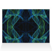 Blank Card with Fractal Background (Inside Horizontal (Top))