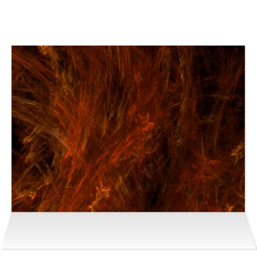 Blank Card with Fractal Design Background (Inside Horizontal (Top))