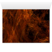 Blank Card with Fractal Design Background (Inside Horizontal (Bottom))