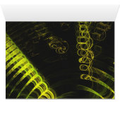 Blank Card with Fractal Spiral Design Background (Inside Horizontal (Bottom))
