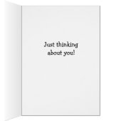 Blank Card with Funny Lazy Squirrel in a Tree (Inside (Right))
