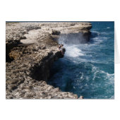 Blank Card with image of Devil's Bridge in Antigua (Front Horizontal)