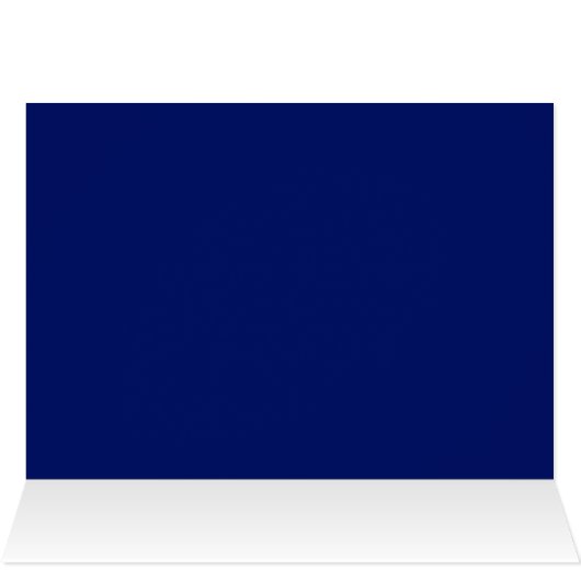 Blank Card with Navy Blue Background (Inside Horizontal (Top))