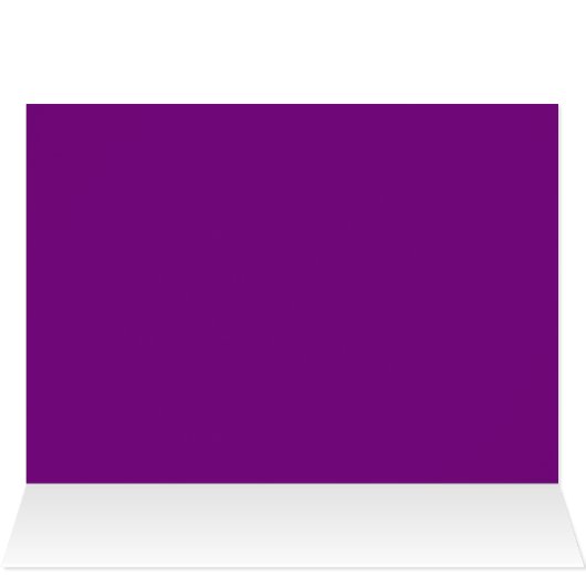 Blank Card with Purple Background (Inside Horizontal (Top))