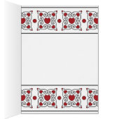 Blank Card with Red & Black Heart Background (Inside (Right))