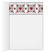Blank Card with Red & Black Heart Background (Inside (Right))