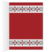 Blank Card with Red & Black Heart Background (Inside (Right))