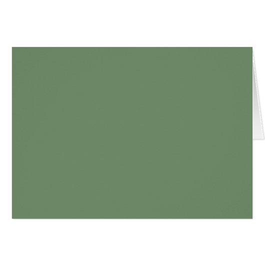 Blank Card with Sage Green Background (Front Horizontal)