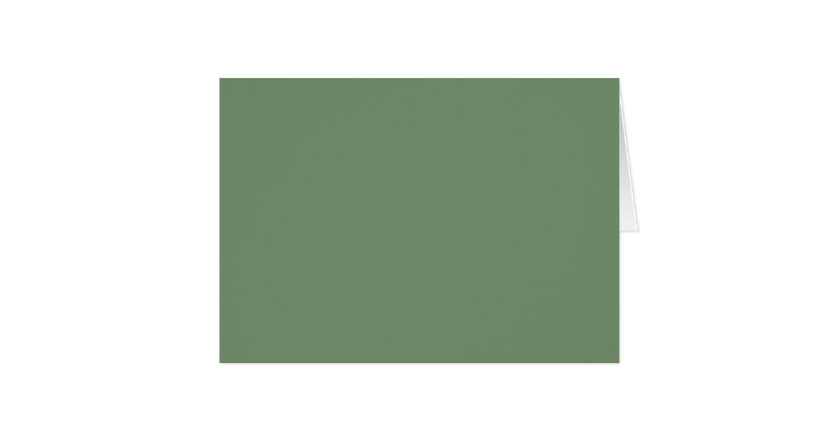 Blank Card with Sage Green Background