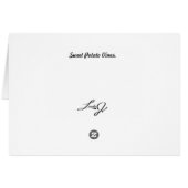 Blank Card with Sweet Potato Vines (Back Horizontal)