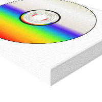 Blank CD Disc With Rainbow Digital Art by Bigalbaloo Stock - Fine Art  America