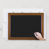 Blank chalkboard ready for your text (Front)