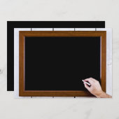 Blank chalkboard ready for your text (Front/Back)