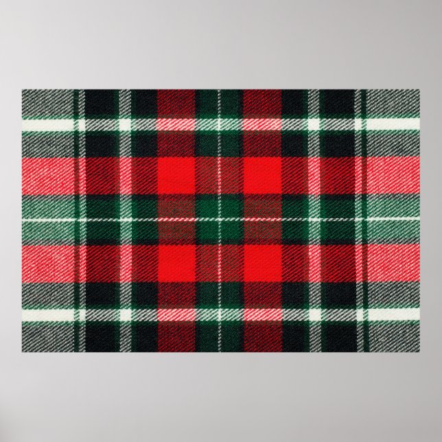 Blank checkered fabric texture, background with co poster (Front)