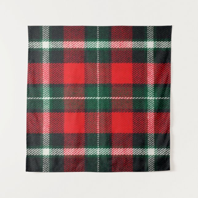 Blank checkered fabric texture, background with co tapestry (Front)