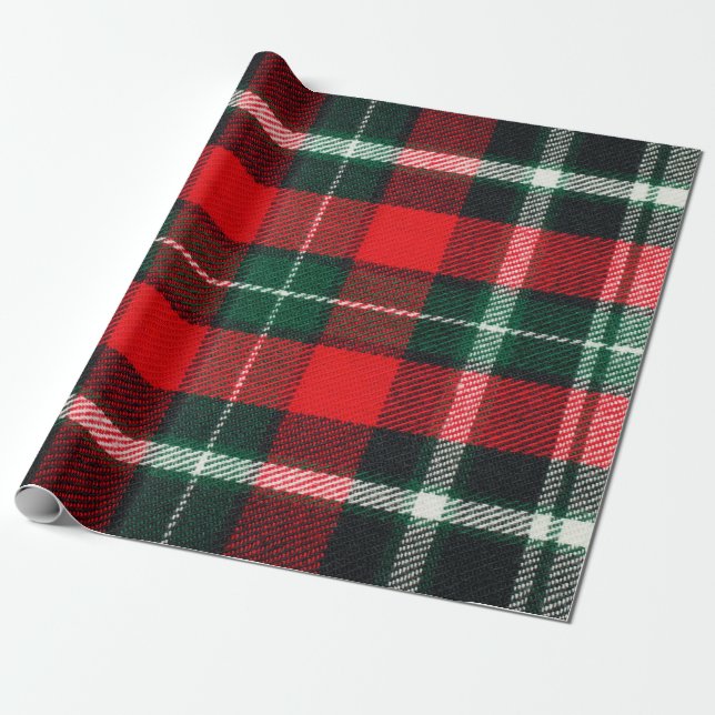 Blank checkered fabric texture, background with co wrapping paper (Unrolled)