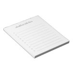 TODAY'S GOALS Notepad | Zazzle