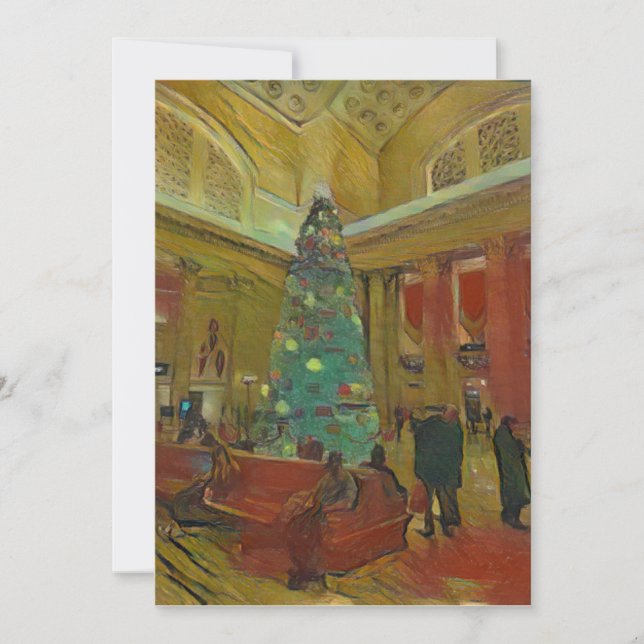 Blank Christmas Tree Card (Front)