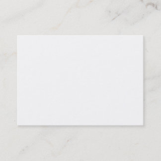 Blank Chubby Business Card