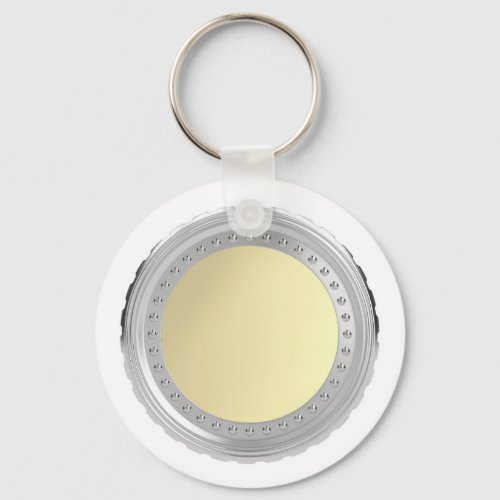 Blank coin keychain