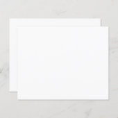 Blank comment card (Front/Back)