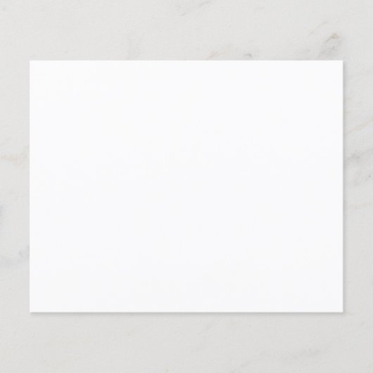 Blank comment card (Front)