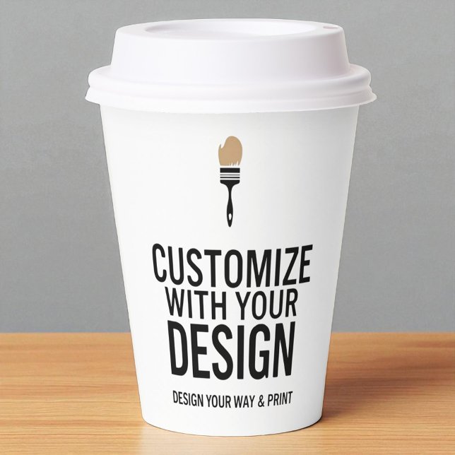 Blank Company Branded Custom Personalized  Paper Cups (Creator Uploaded)