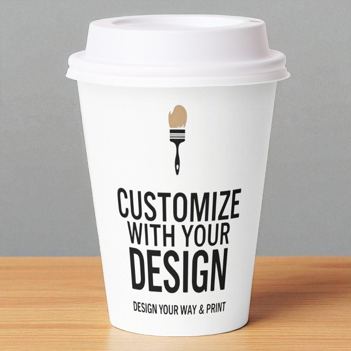 Blank Company Branded Custom Personalized Paper Cups