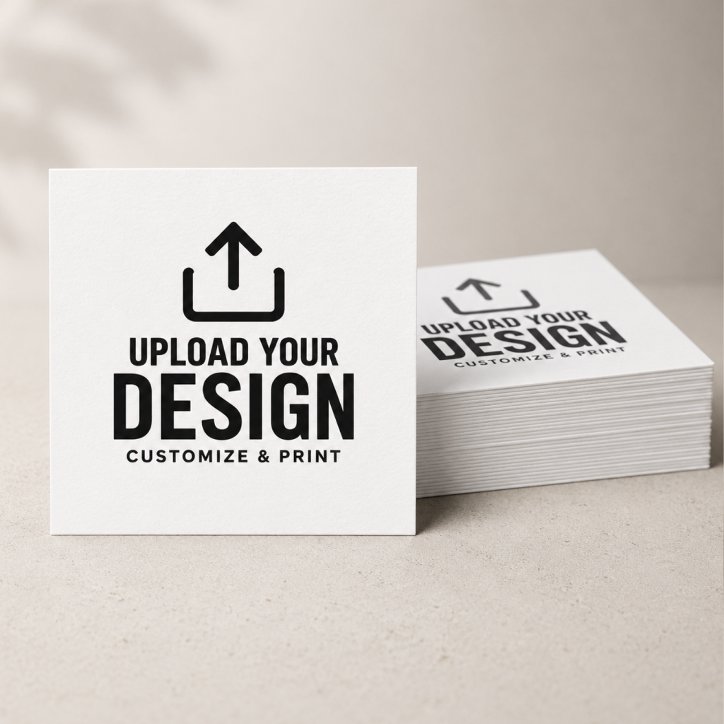 Blank Company Small Square Business Card