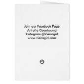 Blank Coonhound Card (Back)