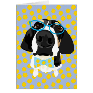Blank Coonhound Card