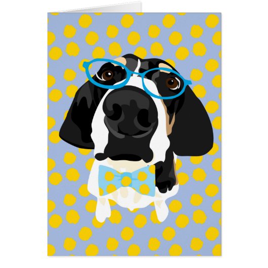Blank Coonhound Card (Front)