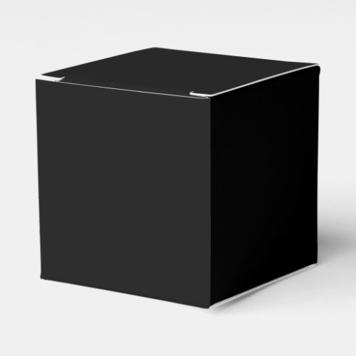 Blank Create Your Own _ Black Favor Boxes