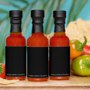 Blank Create Your Own - Black Hot Sauces
