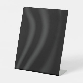 BLANK CREATE YOUR OWN BLACK PEDESTAL SIGN