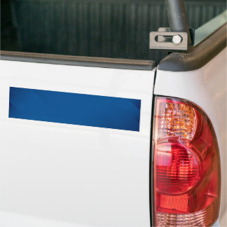 BLANK CREATE YOUR OWN BLUE BUMPER STICKER