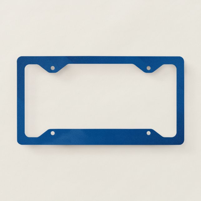 BLANK CREATE YOUR OWN BLUE LICENSE PLATE FRAME (Front)