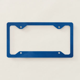 BLANK CREATE YOUR OWN BLUE LICENSE PLATE FRAME