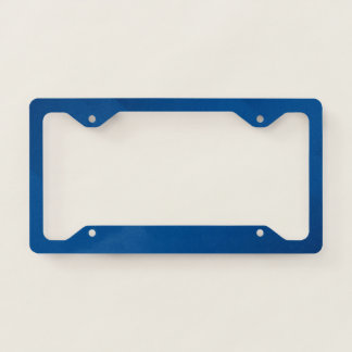 BLANK CREATE YOUR OWN BLUE LICENSE PLATE FRAME