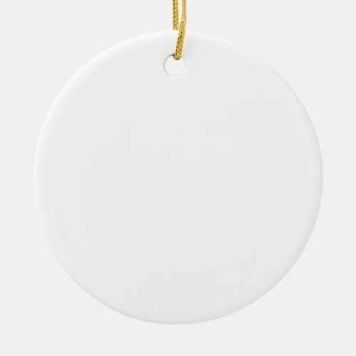 Blank Create your Own Ceramic Ornament