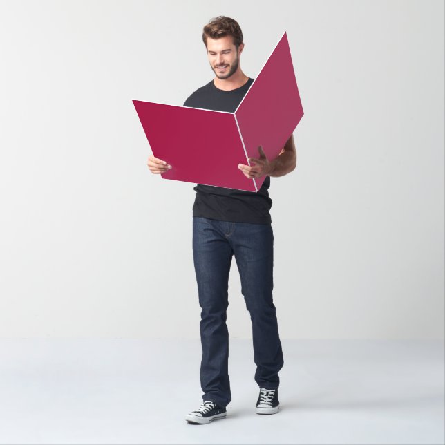 Blank Create Your Own - Cherry Red Card (In Situ)