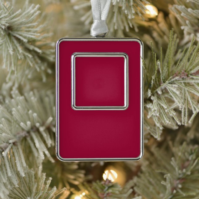 Blank Create Your Own - Cherry Red Christmas Ornament (Tree)