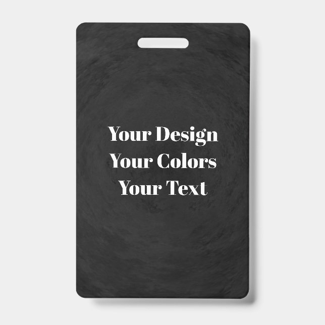 Blank - Create Your Own Custom Badge (Front)